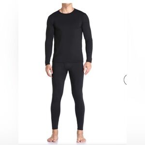 Men's Thermal Underwear Set - Black